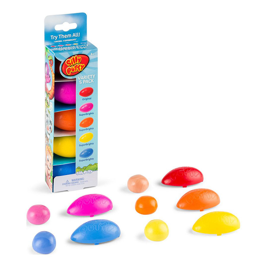 5 ct Silly Putty Party Pack Fat Brain Toys