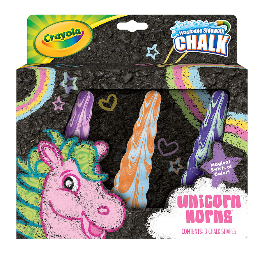 Crayola Unicorn Sidewalk Chalk – Bunte Straßenkreide Mit Einhorn-Motiven