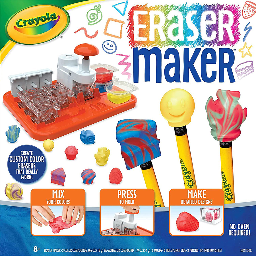 Crayola Eraser Maker - - Fat Brain Toys
