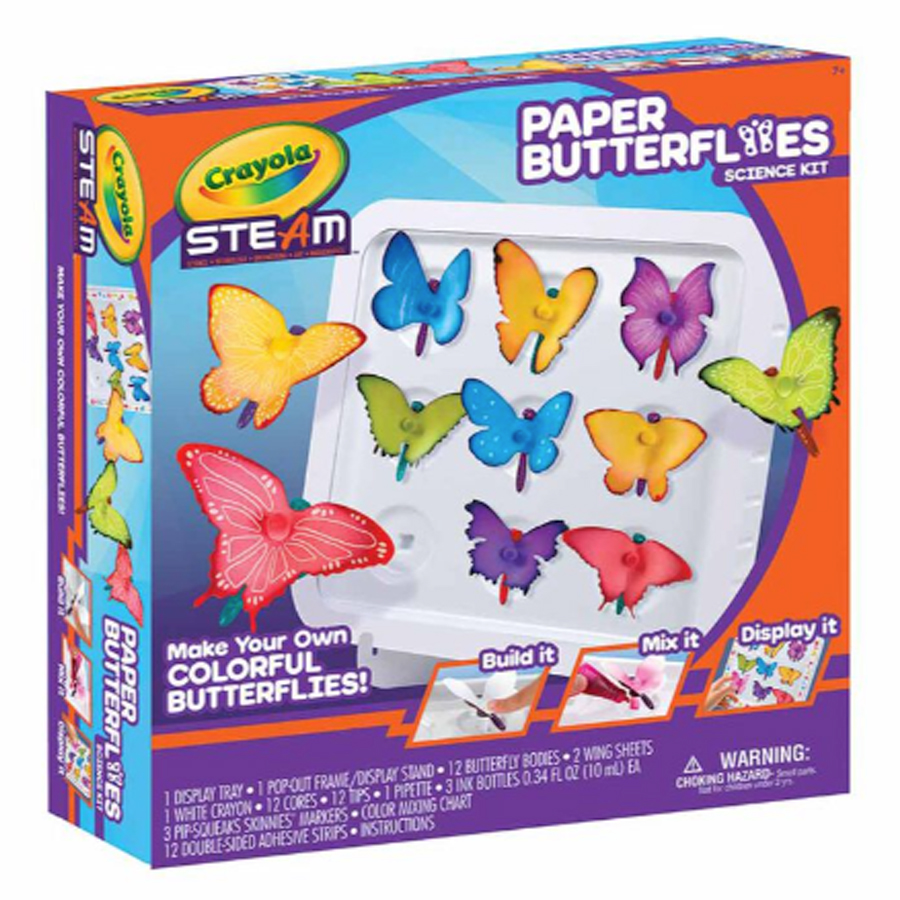 Crayola STEAM Paper Butterflies Science Kit Best for Ages 7 to 12