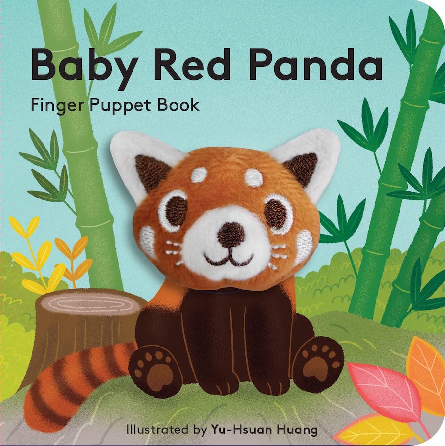 Baby Red Panda Finger Puppet Book Fat Brain Toys