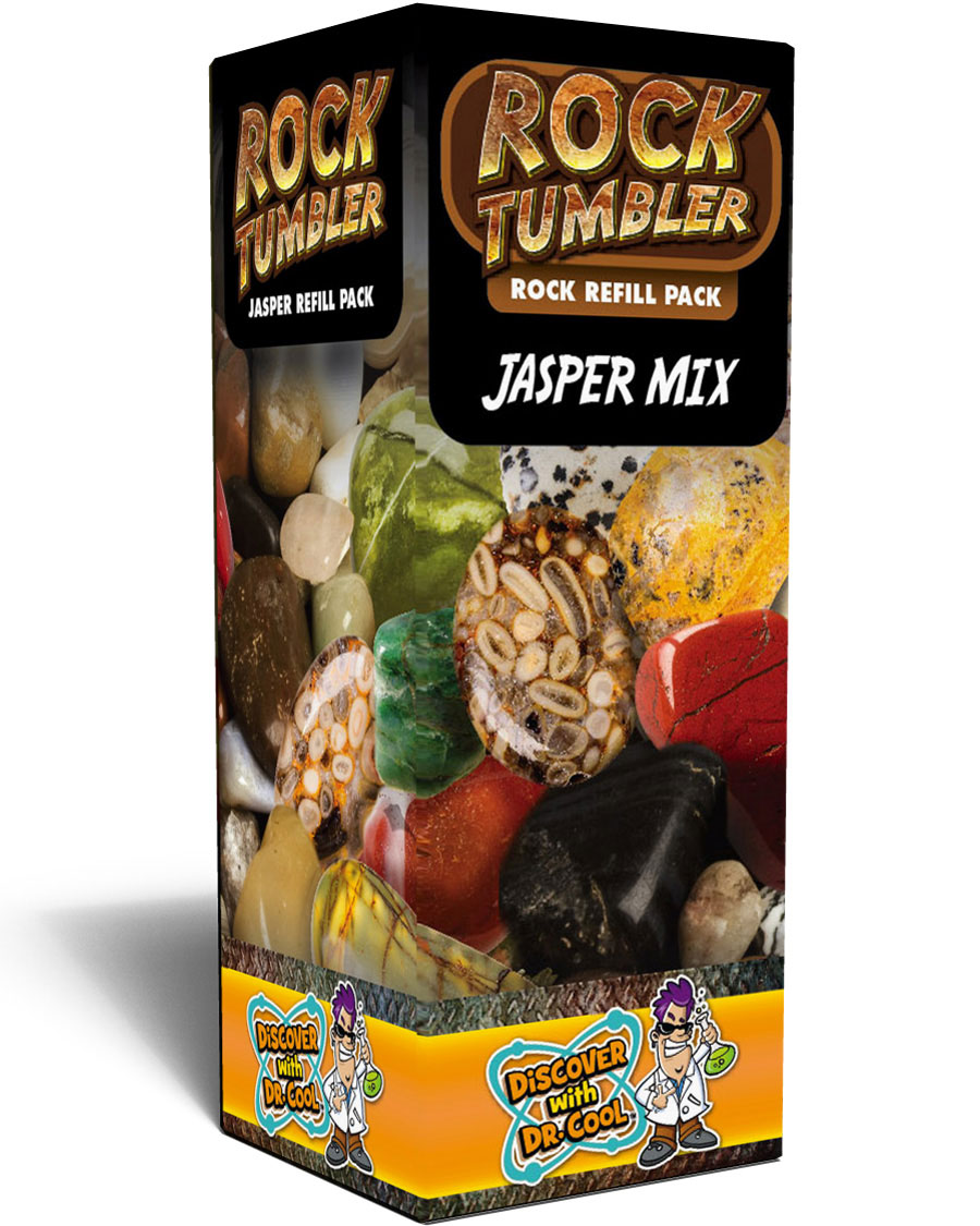 Rock Tumbler Refill Pack Jasper Mix Fat Brain Toys