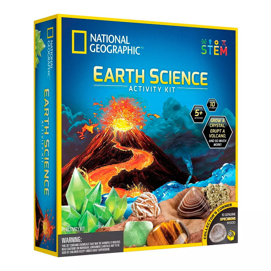National Geographic Earth Science Activity Kit Best for 8 year olds
