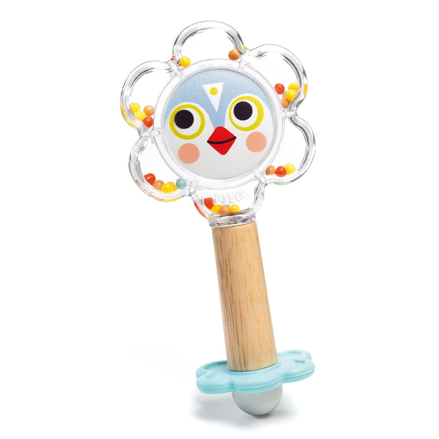 Baby Flower Rattle - - Fat Brain Toys