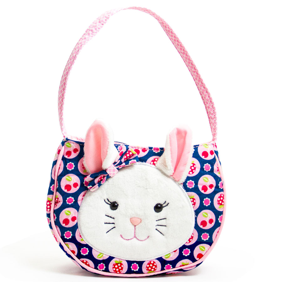 Pearl White Bunny Tote - - Fat Brain Toys