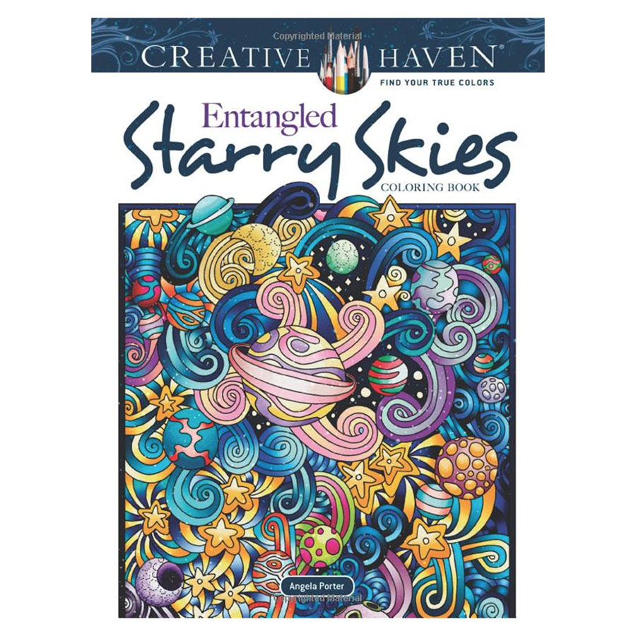 Creative Haven Entangled Starry Skies Coloring Book
