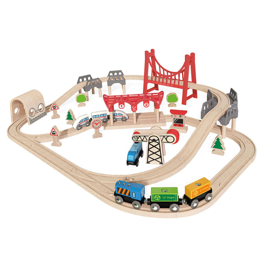 Double Loop Railway Set - - Fat Brain Toys