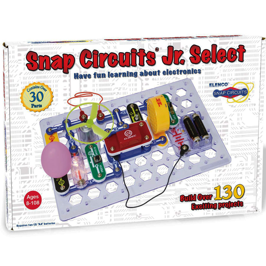 Snap Circuits Jr. Select 130 in 1 - - Fat Brain Toys