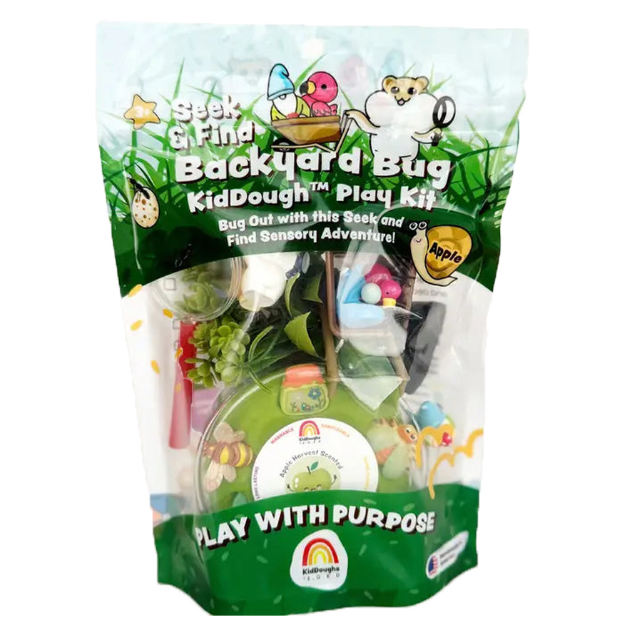 Backyard Bug Seek and Find KidDough Play Kit - Best for Ages 3 to 9