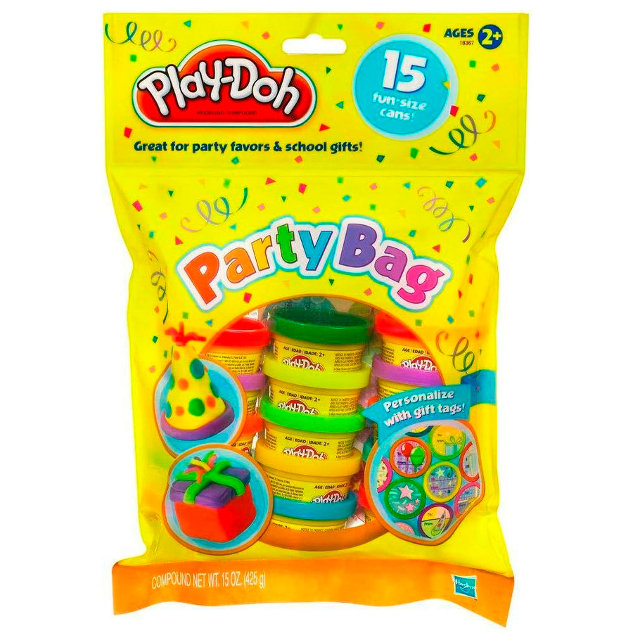 PlayDoh Party Bag 15 piece Best Arts & Crafts for Ages 2 to 8