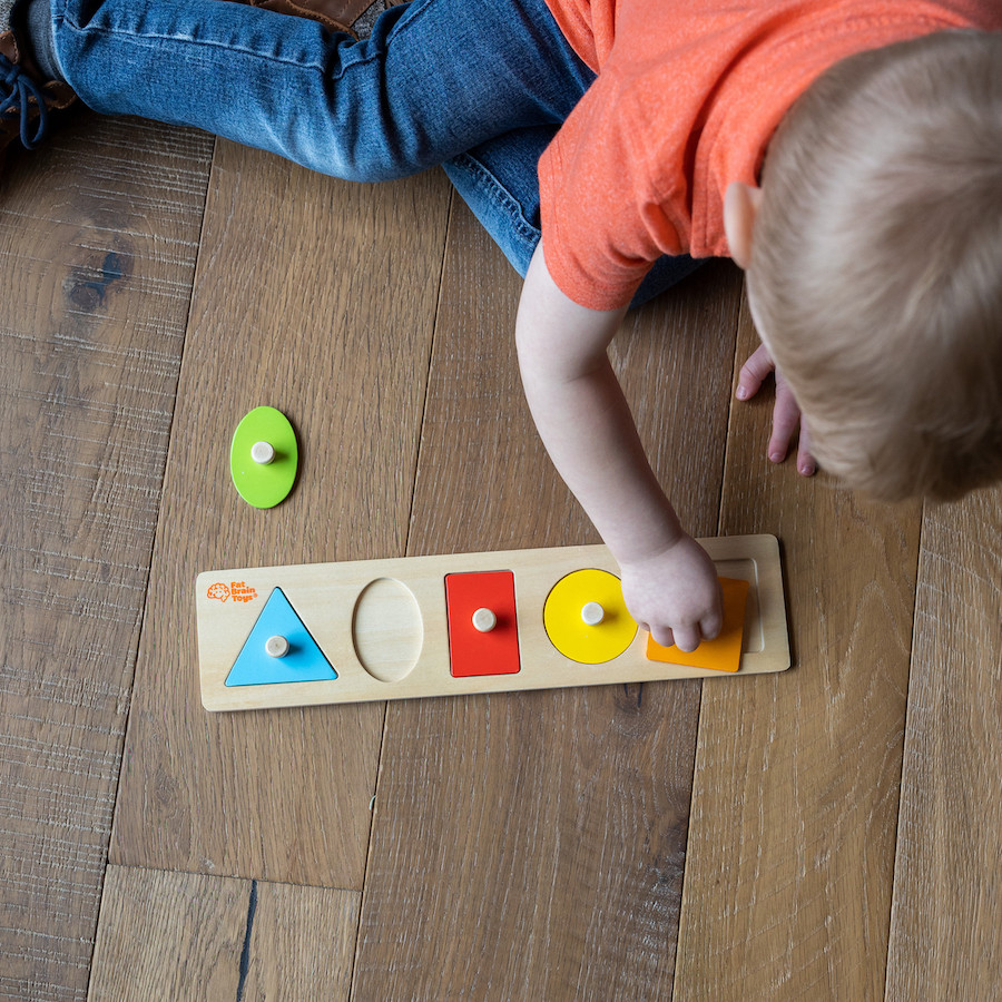 Let's Learn Shapes! Wooden Puzzle - Best for Ages 1 to 2