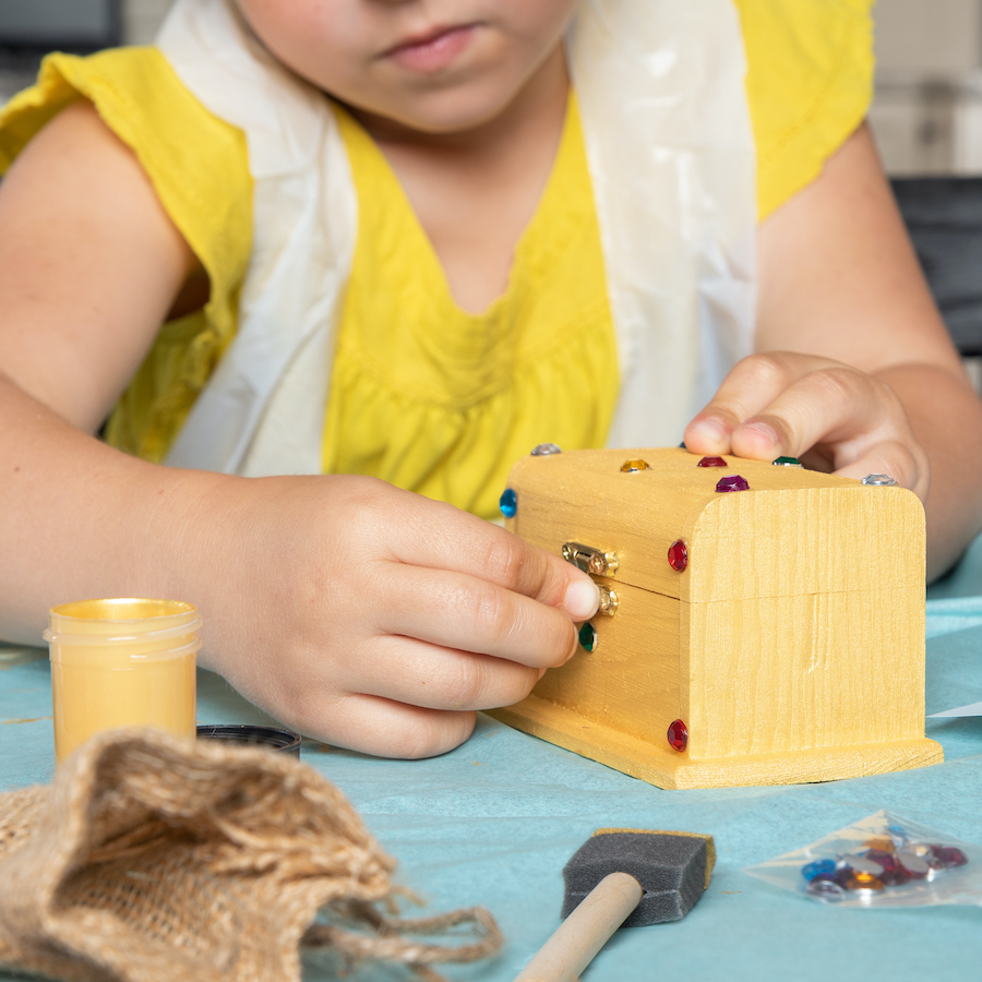 Surprise Ride Paint a Treasure Chest Activity Kit
