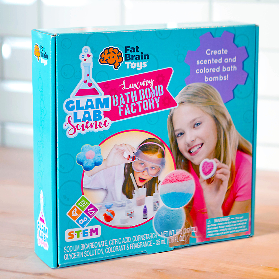 Glam Lab Science Bath Bomb Set Fat Brain Toys