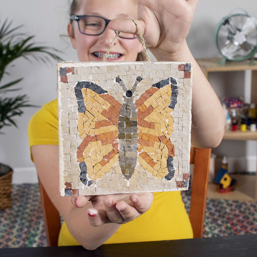 Make A Real Mosaic Butterfly Fat Brain Toys