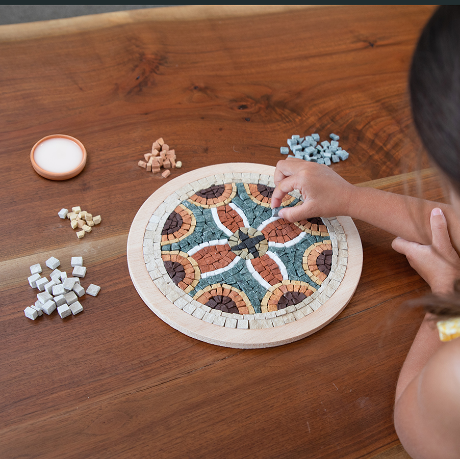 Make A Real Mosaic Mandala Medallion Best for Ages 8 to 12