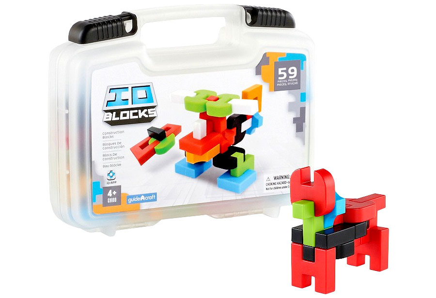 IO Blocks 59 Piece Travel Set - - Fat Brain Toys