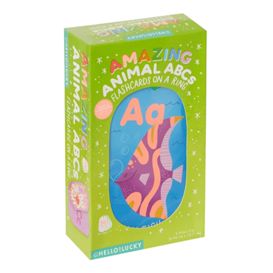 Amazing Animal ABC Flash Cards - - Fat Brain Toys