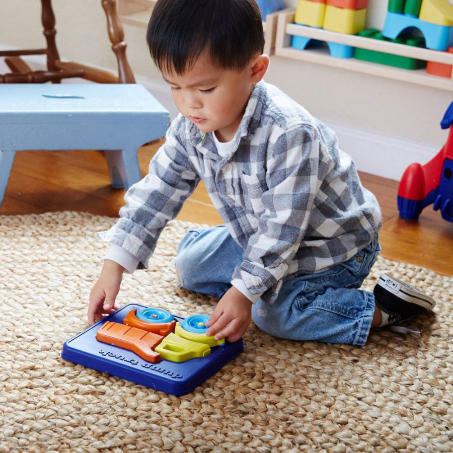 Green Toys Dump Truck 3D Puzzle Fat Brain Toys