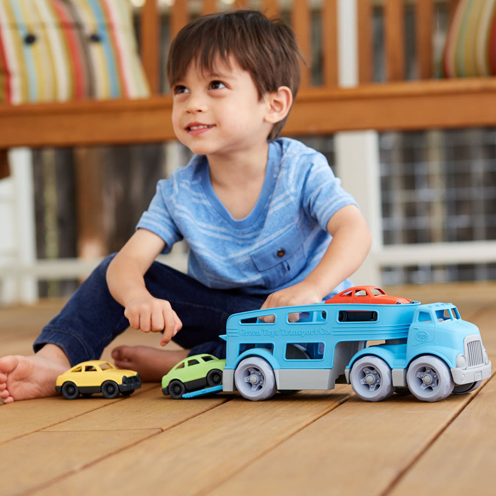 Green Toys Car Carrier Best Imaginative Play for Babies