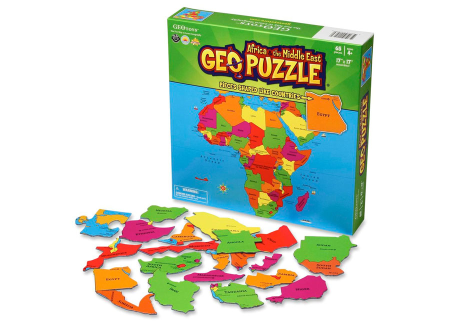 GeoPuzzle Africa - - Fat Brain Toys