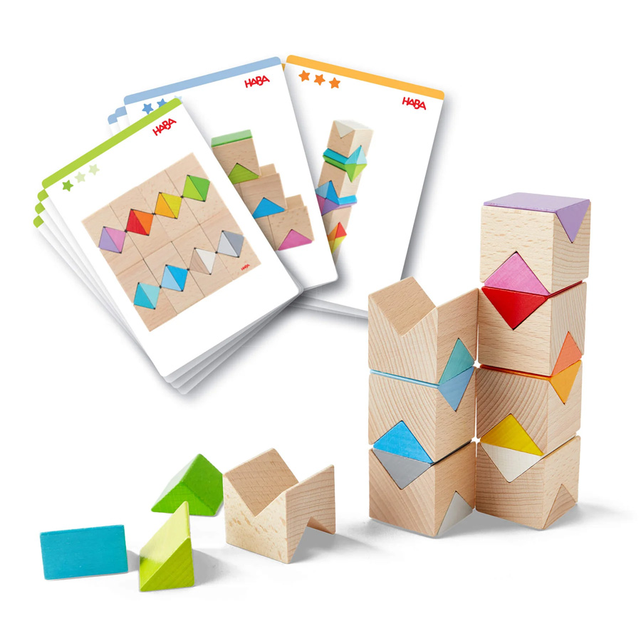 Colorful Triangles Building Blocks - Best Brainteasers for Ages 4 to 7