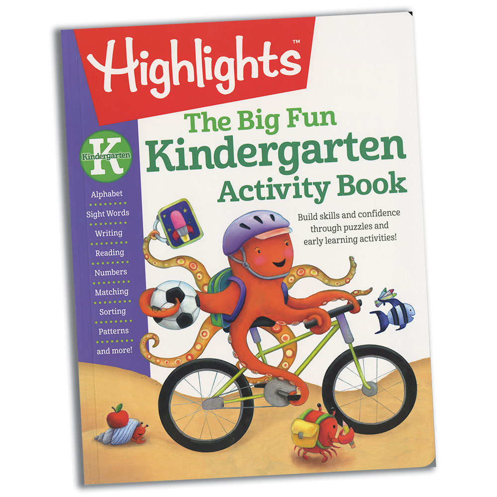 Highlights Big Fun Kindergarten Activity Book - - Fat Brain Toys