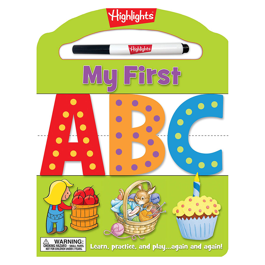 Highlights My First ABC Write-On Wipe-Off Board Book