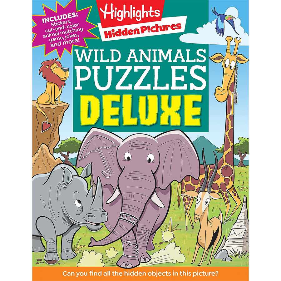 Highlights Hidden Pictures Outdoor Puzzles – Kids Activity Book, Ages 6-12, 144 Pages