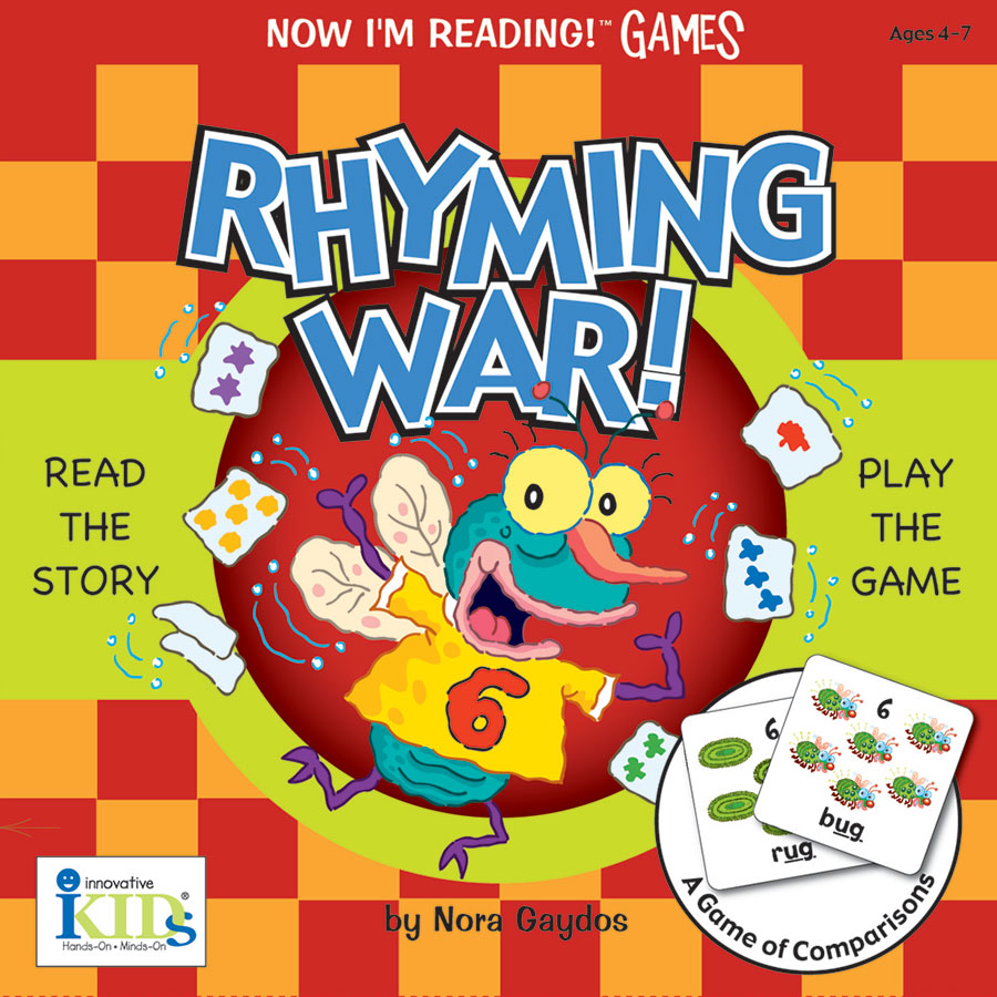Now I'm Reading! Game & Book - Rhyming War! - - Fat Brain Toys
