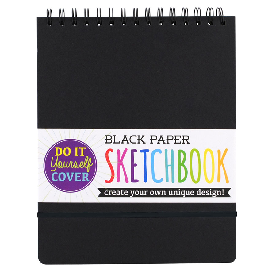 black sketchbook