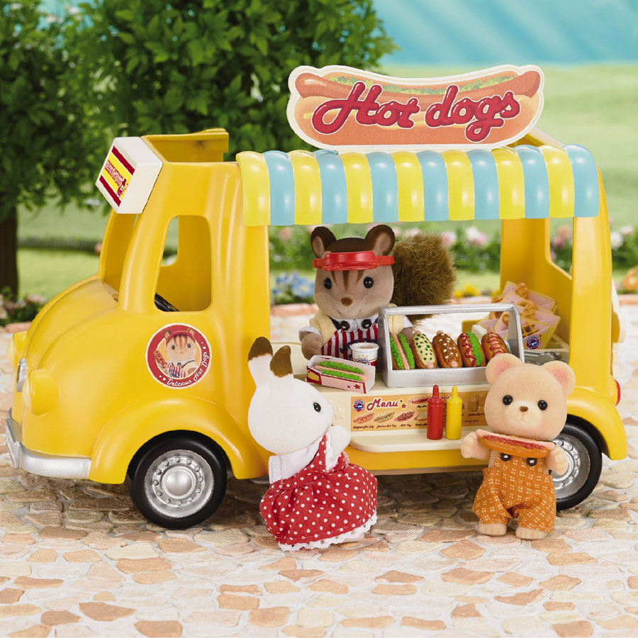 Calico Critters Hot Dog Van Fat Brain Toys