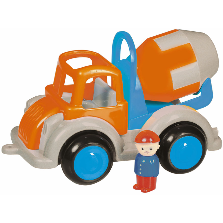 Large Fun Color Cement Truck Fat Brain Toys