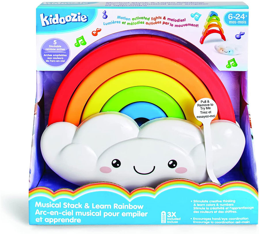Kidoozie Musical Stack & Learn Rainbow