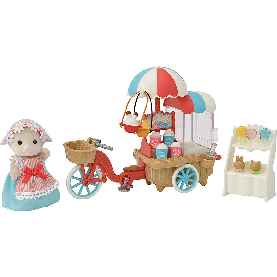 Calico Critters Popcorn Delivery Trike Fat Brain Toys