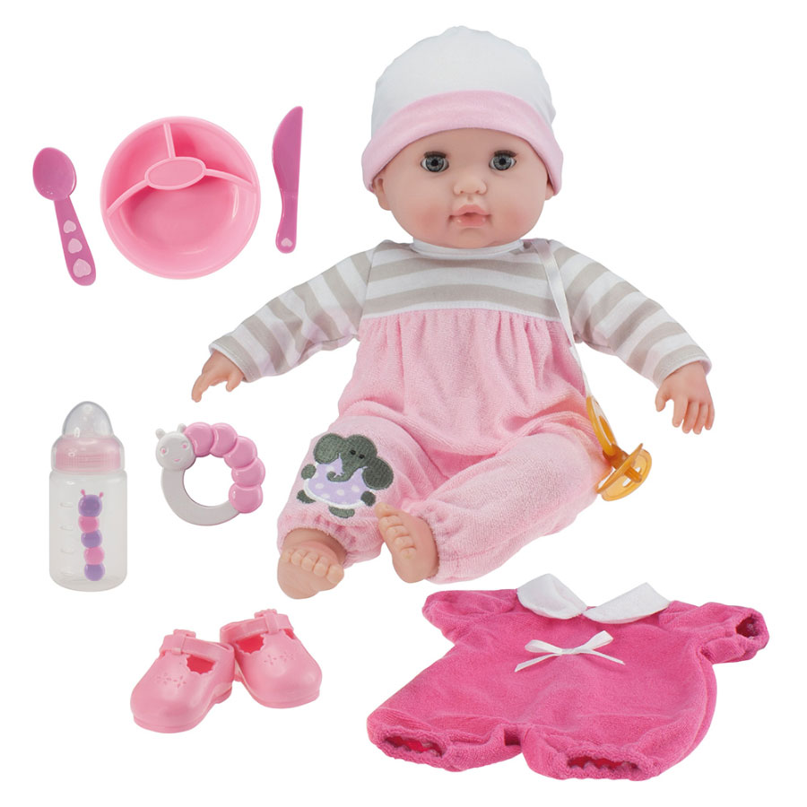 Berenguer Boutique 15 in. Baby Doll Gift Set - - Fat Brain Toys