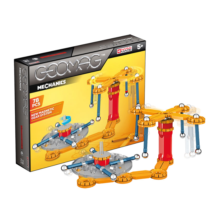 Geomag Mechanics 103 Pcs - Jeu De Construction Magnétique Avec Mouvements