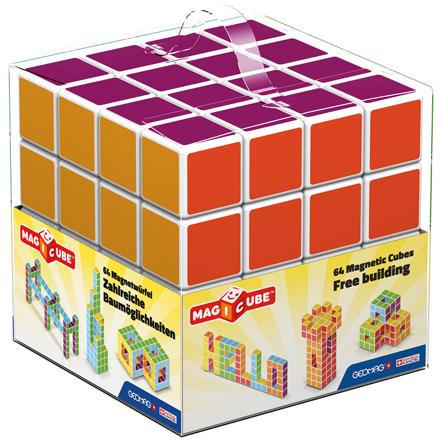 Geomag Magicube Free Build 64 pc Best for Ages 1 to 12