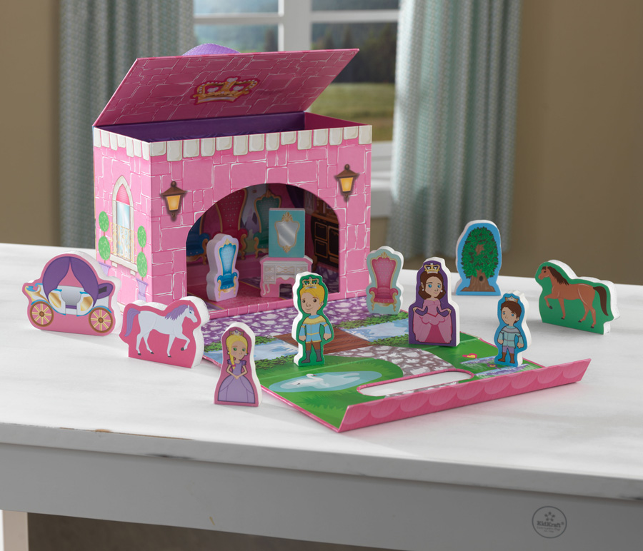 KidKraft Fairy Tale Princess Travel Box Play Set Fat Brain Toys