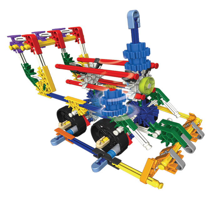 K'NEX Gear Action 20 Model Building Set Fat Brain Toys