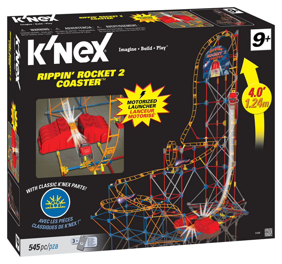 KNEX Rippin Rocket 2 Coaster Fat Brain Toys