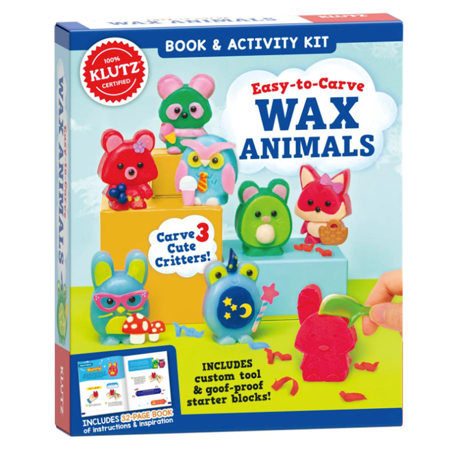 Klutz Easy-To-Carve Wax Animals - Best Arts & Crafts for Ages 9 to 11