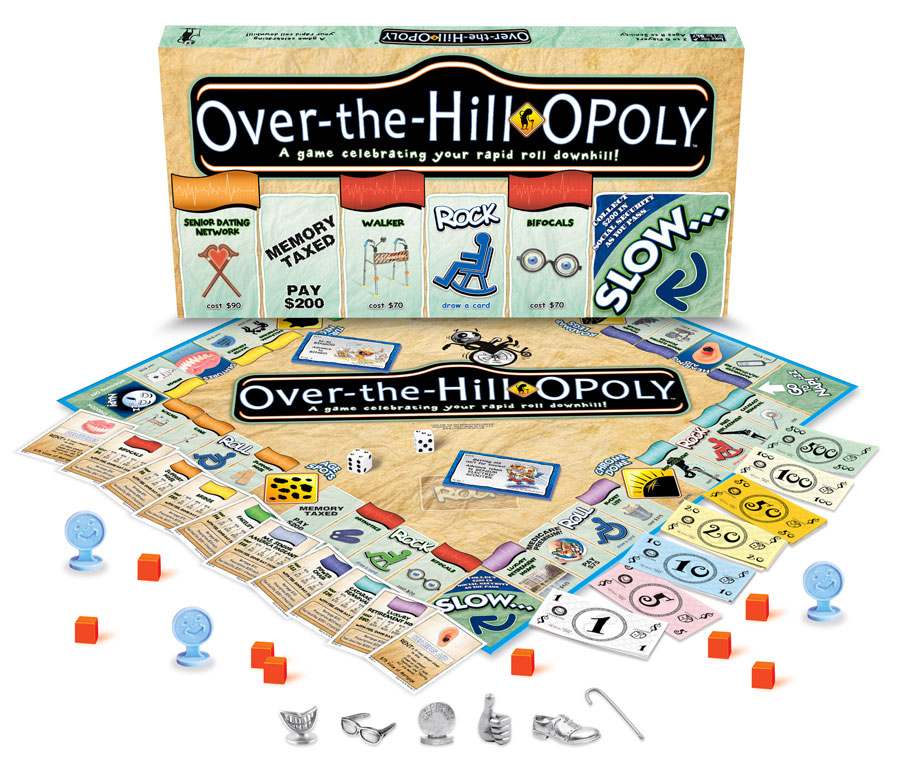 Over The Hill-Opoly - - Fat Brain Toys