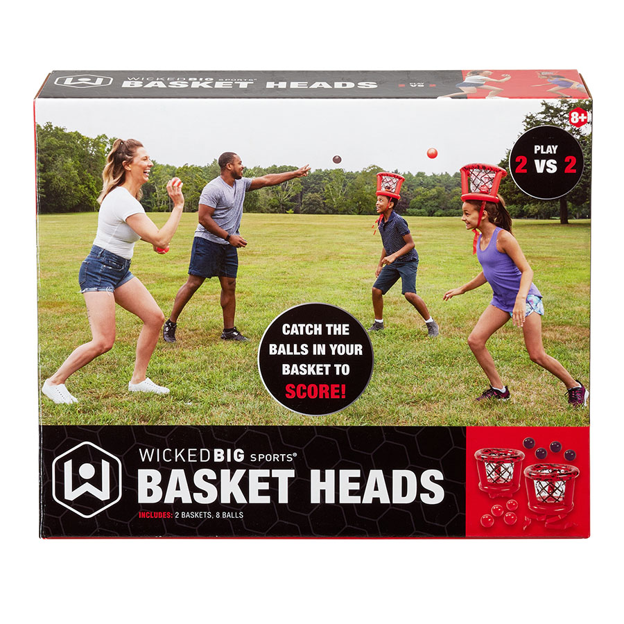 Wicked Big Sports Basket Heads Best Active Play for Ages 8 to 12