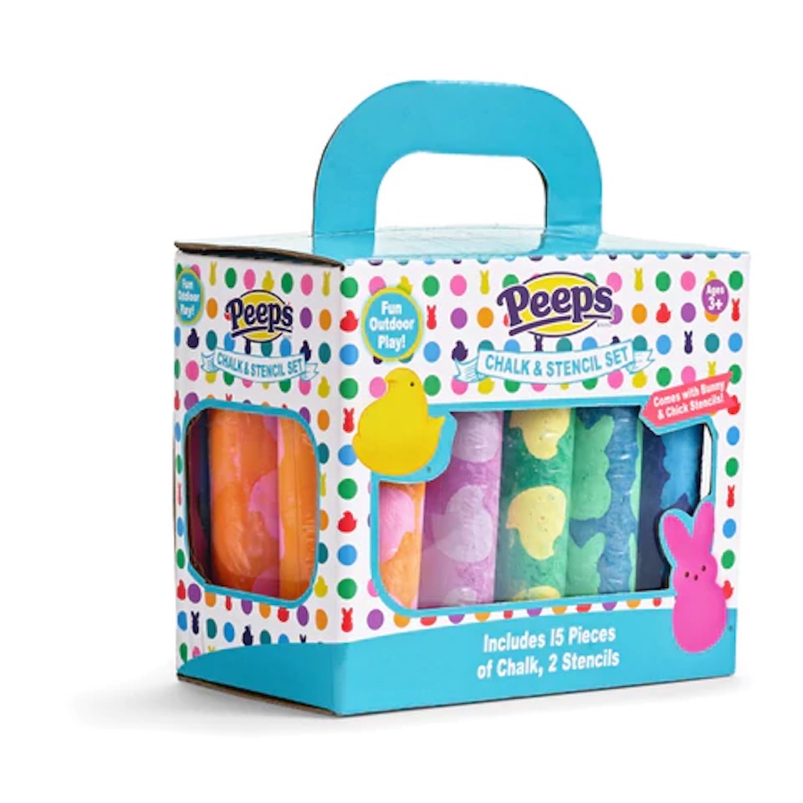 Peeps Chalk and Stencil Set - Best Arts & Crafts for Ages 3 to 8