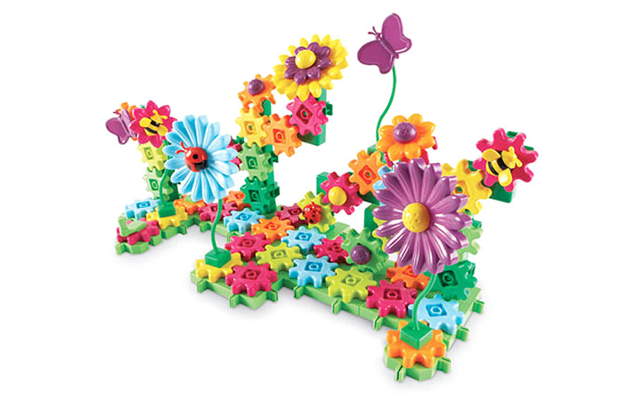 Gears! Gears! Gears! Build & Bloom Building Set Fat Brain Toys