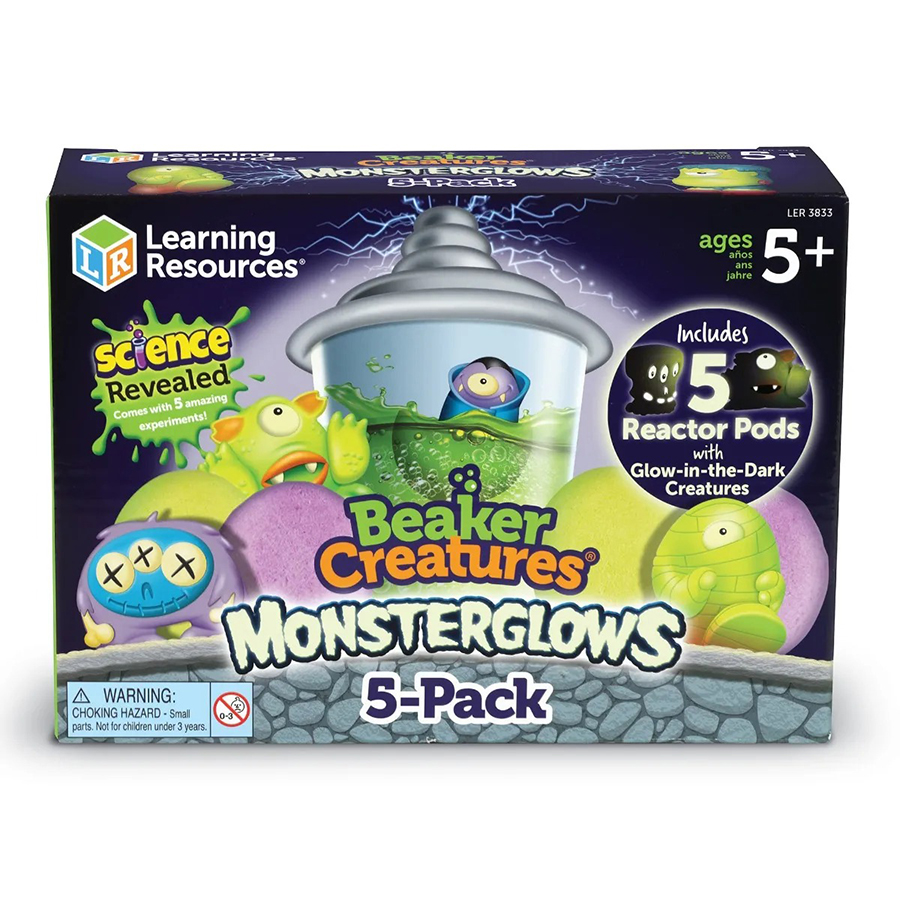 Learning Resources - Vulcano Gorgogliante Beaker Creatures, Esperimenti Scientifici Dai 5 Anni