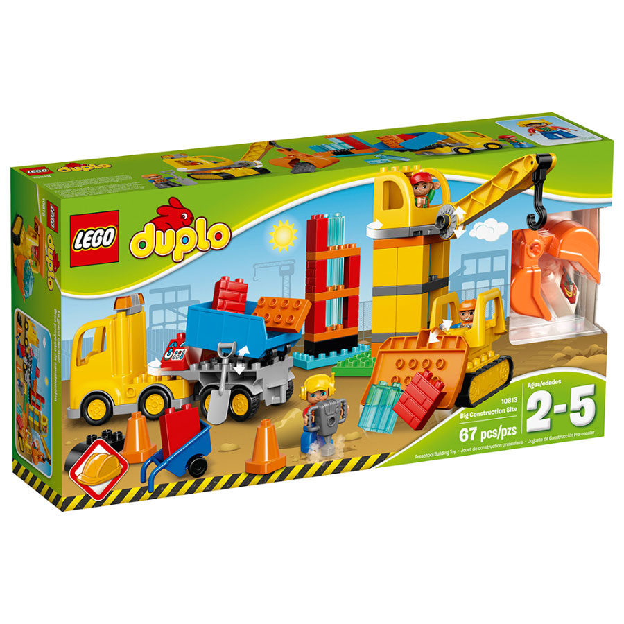 LEGO DUPLO - Big Construction Site - - Fat Brain Toys