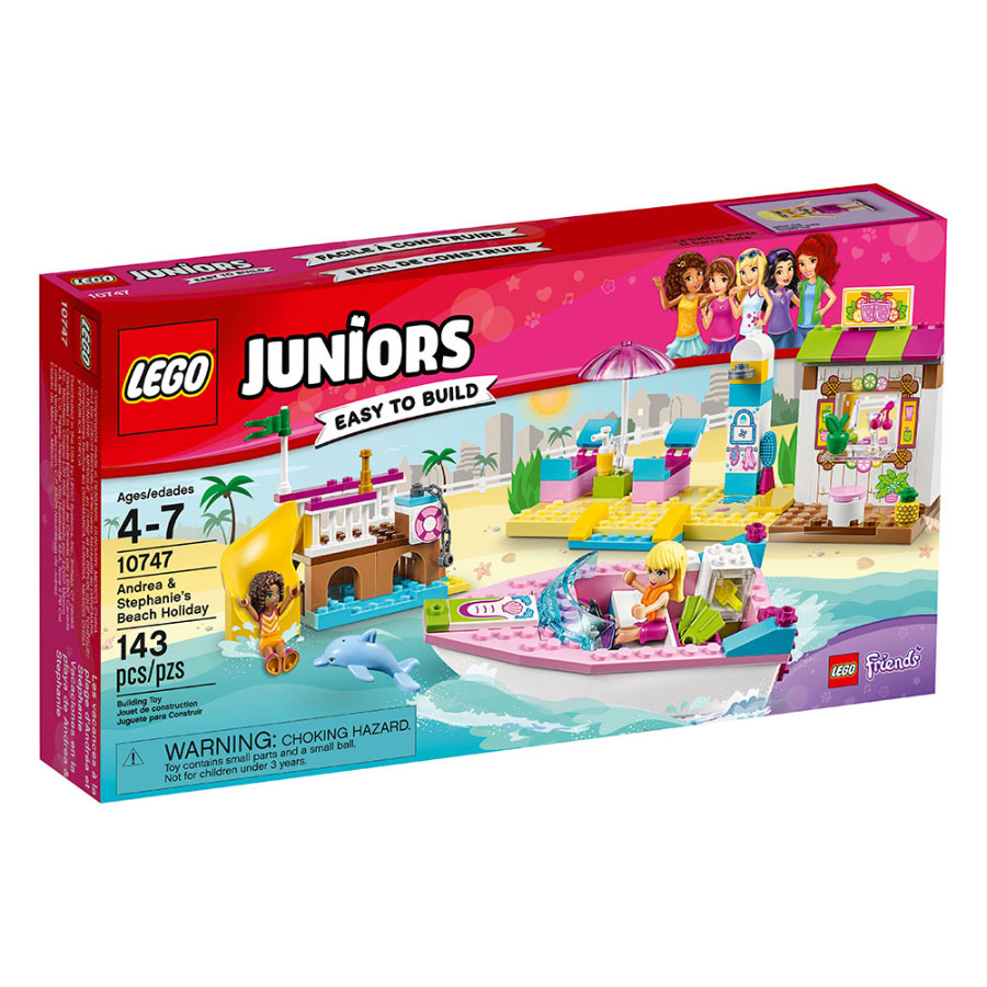 Lego Juniors Andrea And Stephanie's Beach House - - Fat Brain Toys