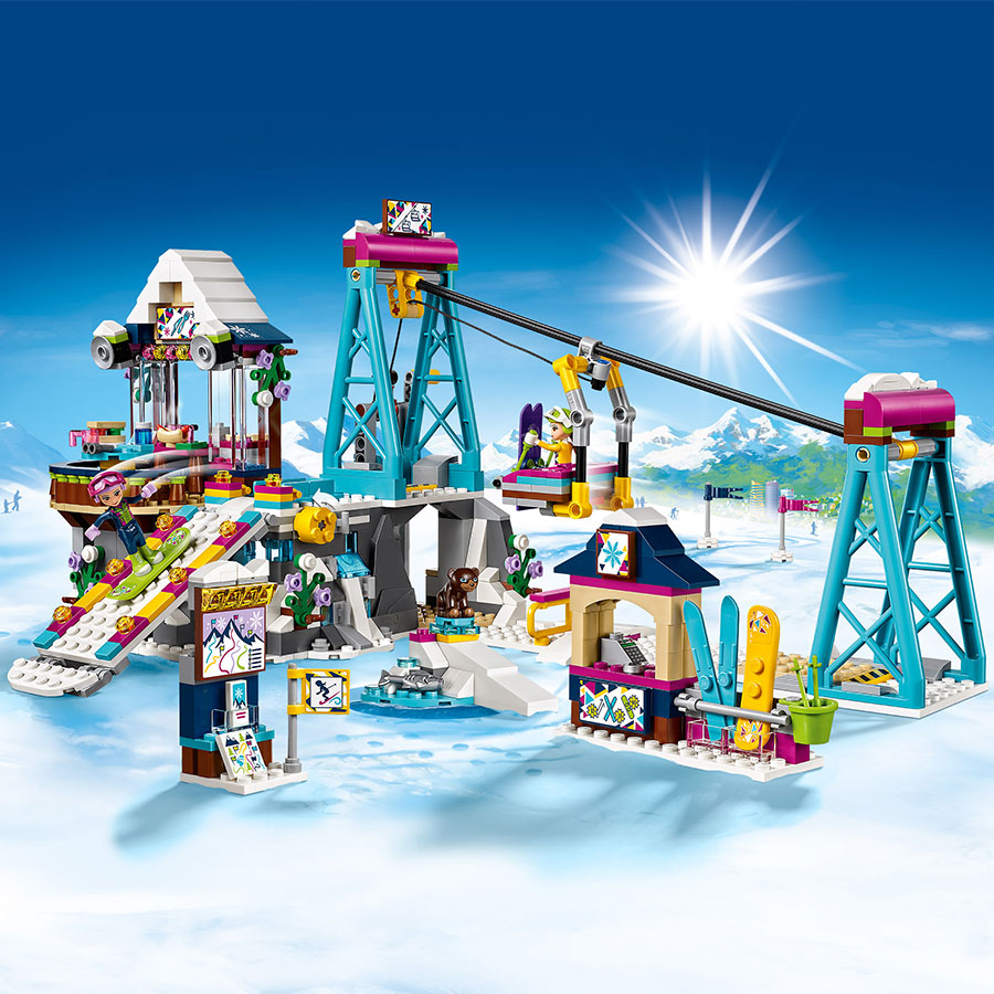 Lego Friends Snow Resort Ski Lift - - Fat Brain Toys