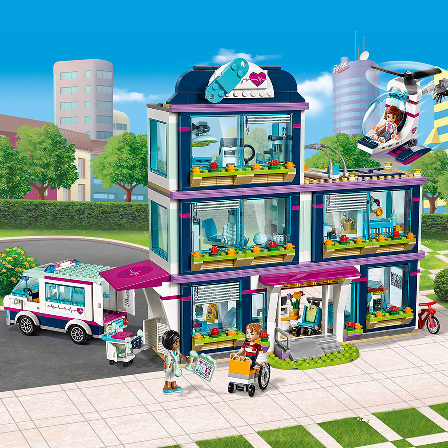 LEGO Friends Heartlake Hospital - - Fat Brain Toys